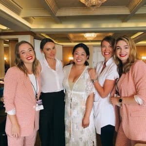 Anna Kara at a permanent makeup event in San Diego