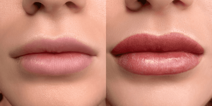 permanent makeup lips