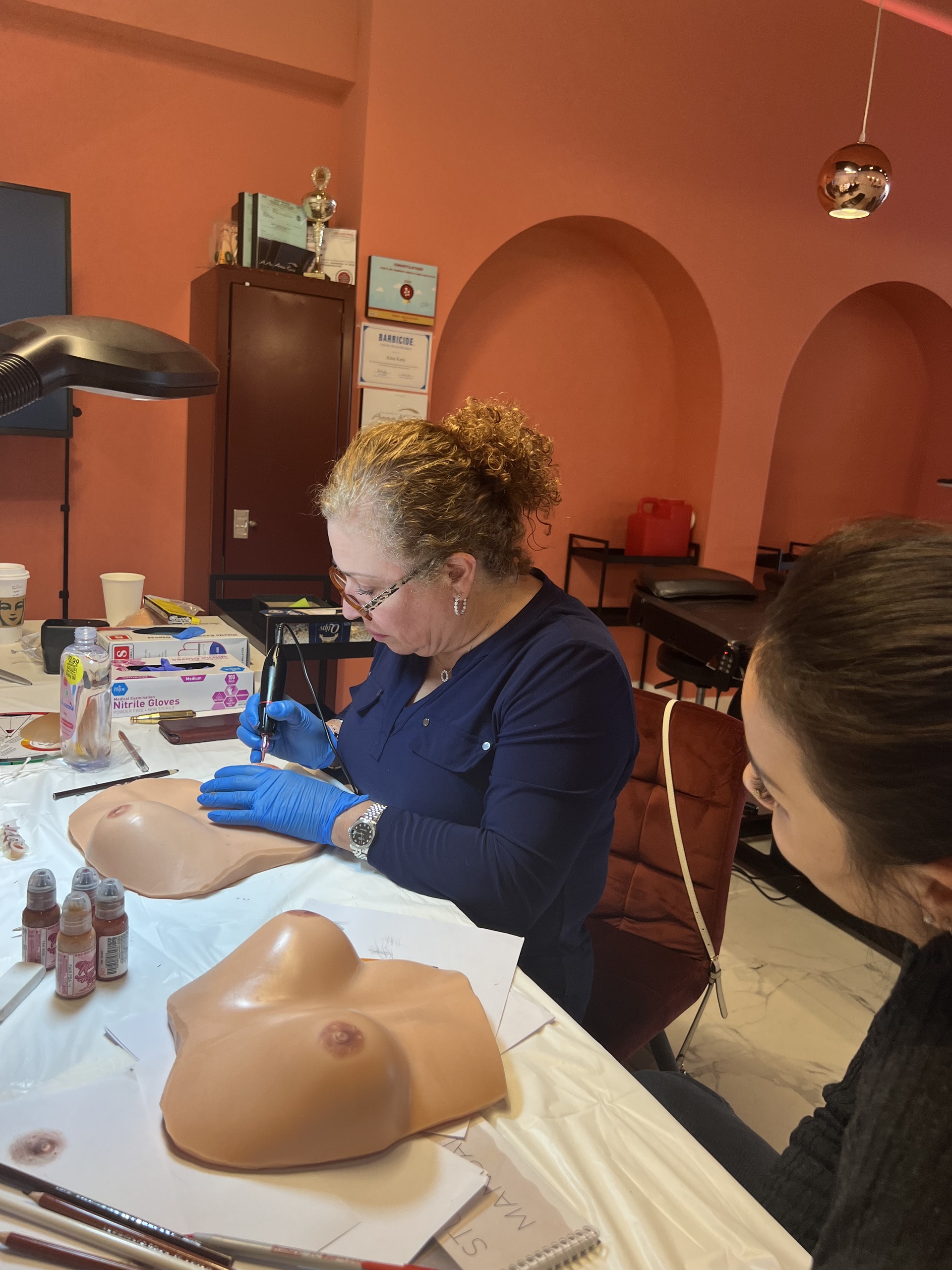 Areola and paramedical tattoo work