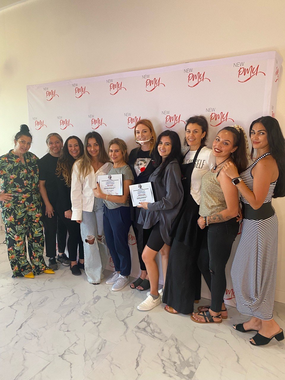 Brows course in progress