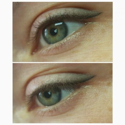 Permanent makeup before and after by Anna Kara, San Diego