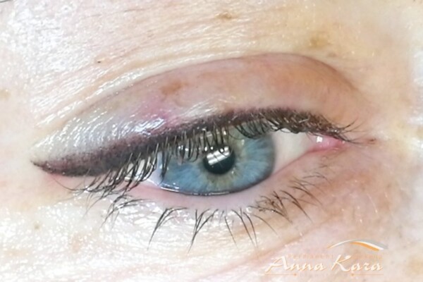 Permanent makeup before and after by Anna Kara, San Diego