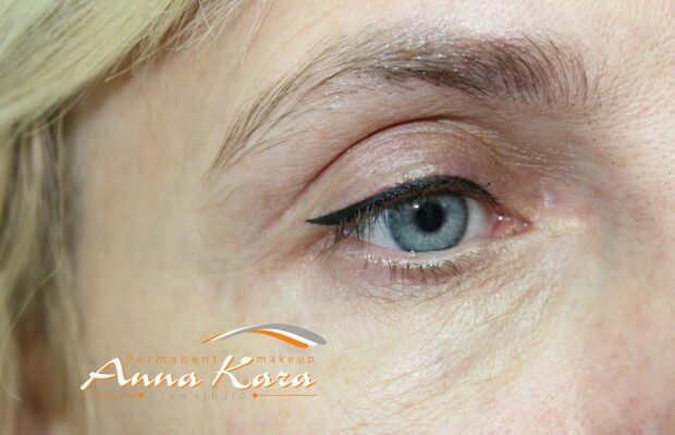 Permanent makeup before and after by Anna Kara, San Diego