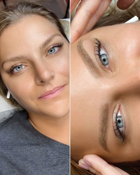 Permanent makeup before and after by Anna Kara, San Diego