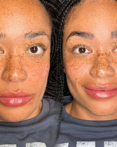 Permanent makeup before and after by Anna Kara, San Diego