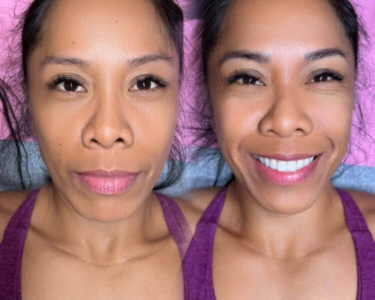 Permanent makeup before and after by Anna Kara, San Diego