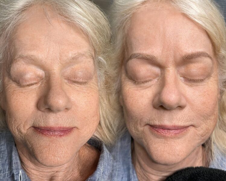 Permanent makeup before and after by Anna Kara, San Diego