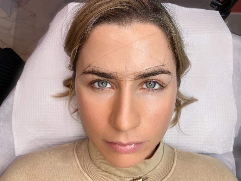 Permanent makeup before and after by Anna Kara, San Diego
