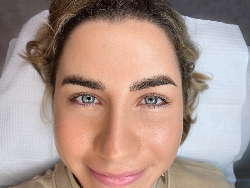 Permanent makeup before and after by Anna Kara, San Diego