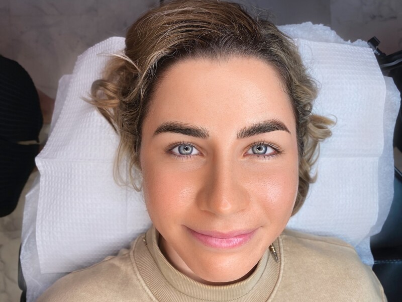 Permanent makeup before and after by Anna Kara, San Diego