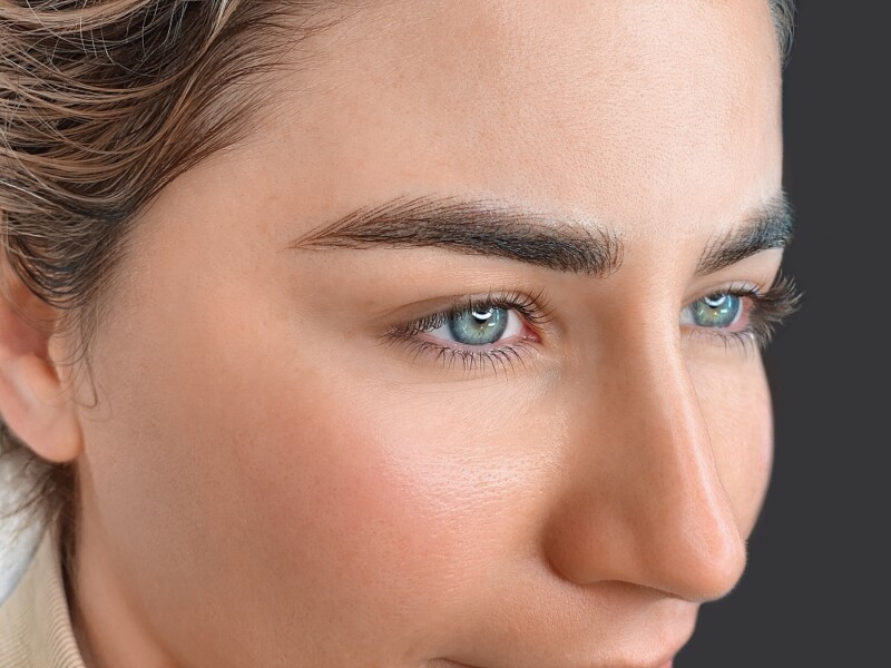 Permanent makeup before and after by Anna Kara, San Diego