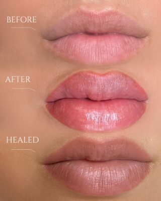 Permanent makeup before and after by Anna Kara, San Diego