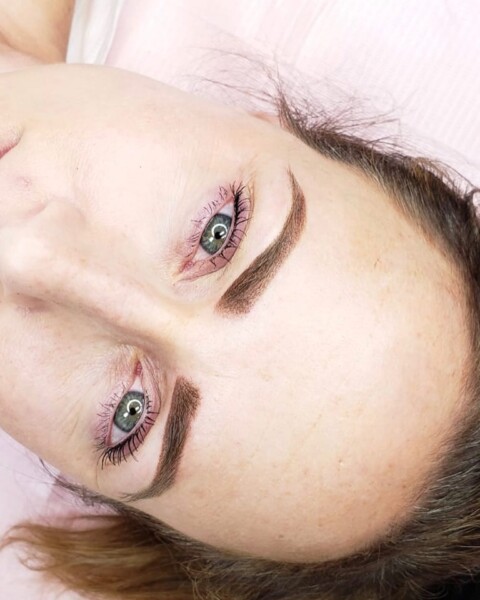 Permanent makeup before and after by Anna Kara, San Diego