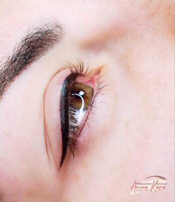 Permanent makeup before and after by Anna Kara, San Diego