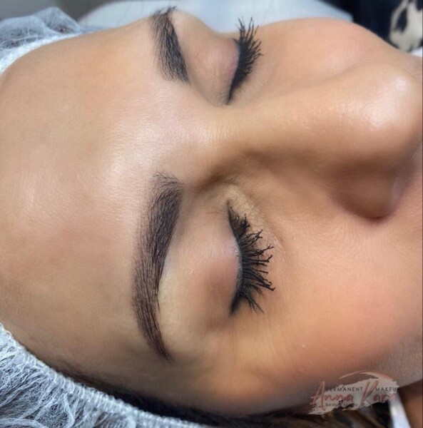 Permanent makeup before and after by Anna Kara, San Diego