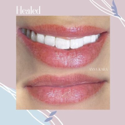 Permanent makeup before and after by Anna Kara, San Diego