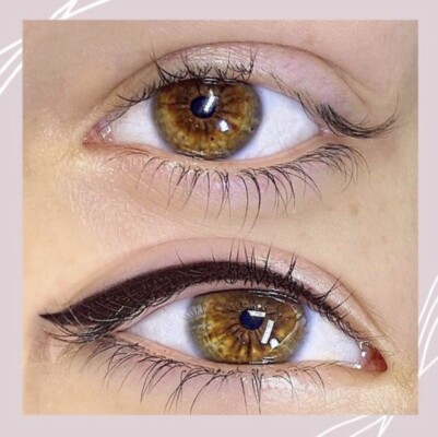 Permanent makeup before and after by Anna Kara, San Diego