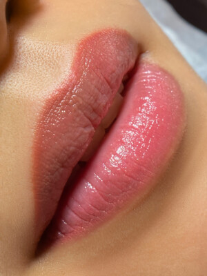 Permanent makeup before and after by Anna Kara, San Diego