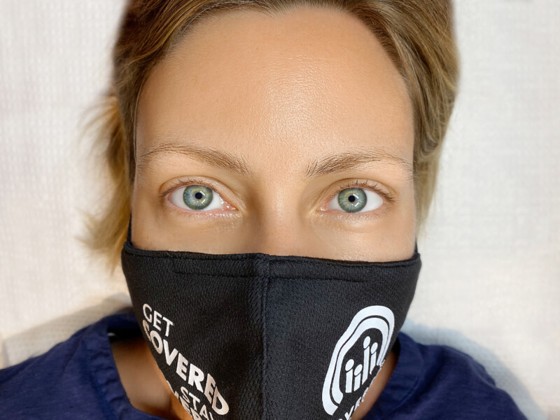 Permanent makeup before and after by Anna Kara, San Diego