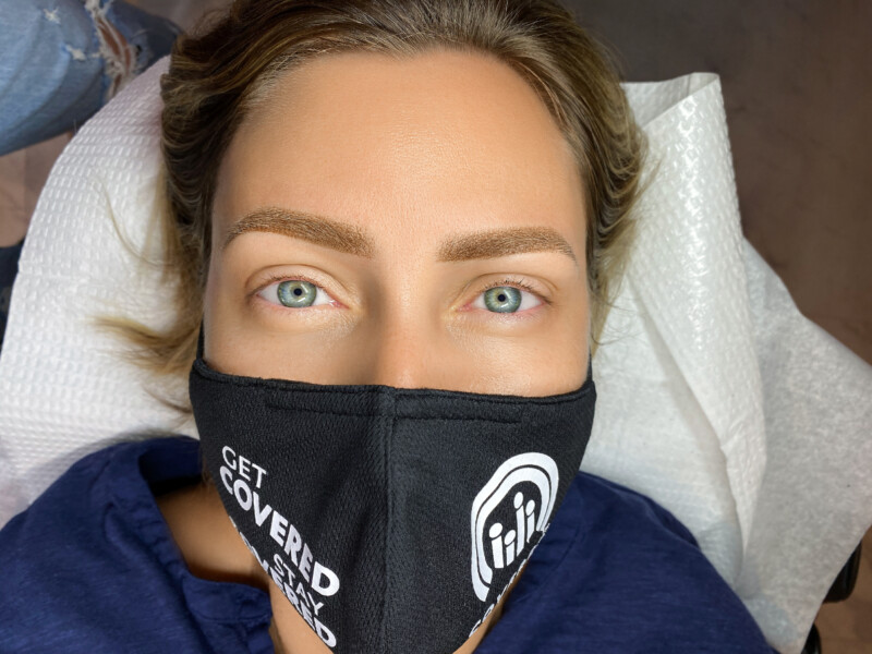 Permanent makeup before and after by Anna Kara, San Diego