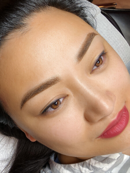Permanent makeup before and after by Anna Kara, San Diego