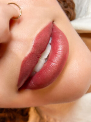 Permanent makeup before and after by Anna Kara, San Diego