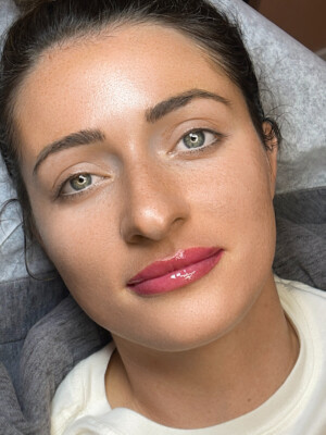 Permanent makeup before and after by Anna Kara, San Diego