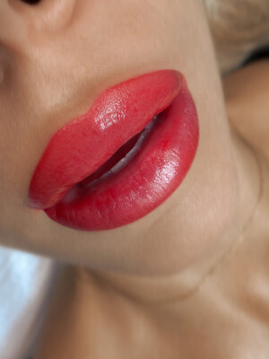 Permanent makeup before and after by Anna Kara, San Diego