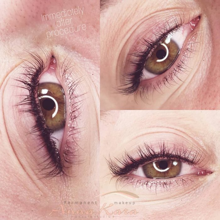 Permanent Eyelash Enhancement in Diego Cost - Enhancement Permanent Makeup Artist Anna Kara Studio